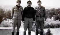 Весна-81г. Секр.комитета ВЛКСМ, к-н Губжоков Б.М. и л-т Сергучов А. 